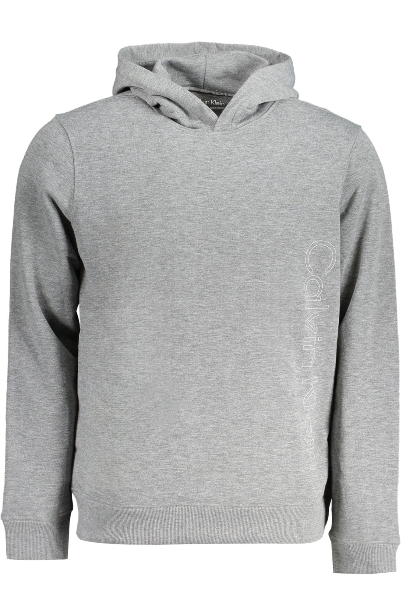 CALVIN KLEIN HERREN-SWEATSHIRT GRAU MIT REISSVERSCHLUSS