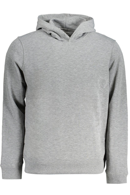 CALVIN KLEIN HERREN-SWEATSHIRT GRAU MIT REISSVERSCHLUSS