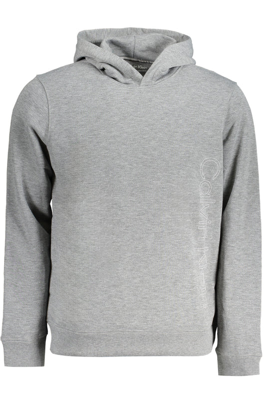 CALVIN KLEIN HERREN-SWEATSHIRT GRAU MIT REISSVERSCHLUSS