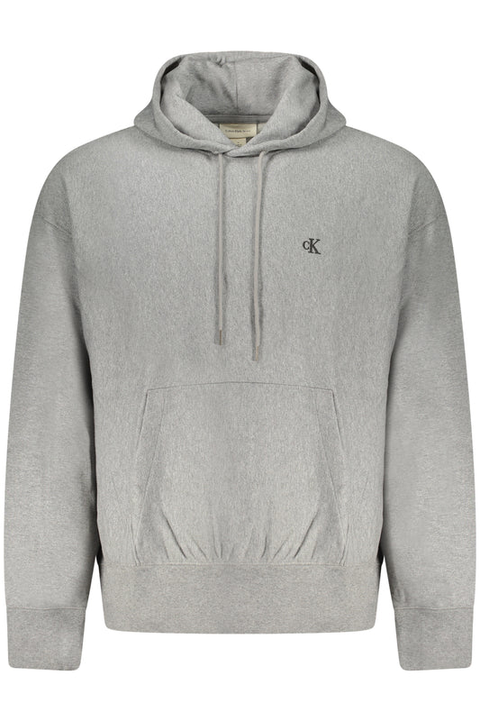 CALVIN KLEIN Herren-Sweatshirt mit Reißverschluss, grau