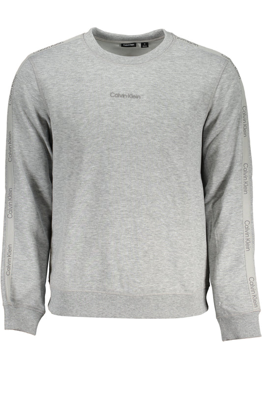 CALVIN KLEIN HERREN-SWEATSHIRT GRAU MIT REISSVERSCHLUSS