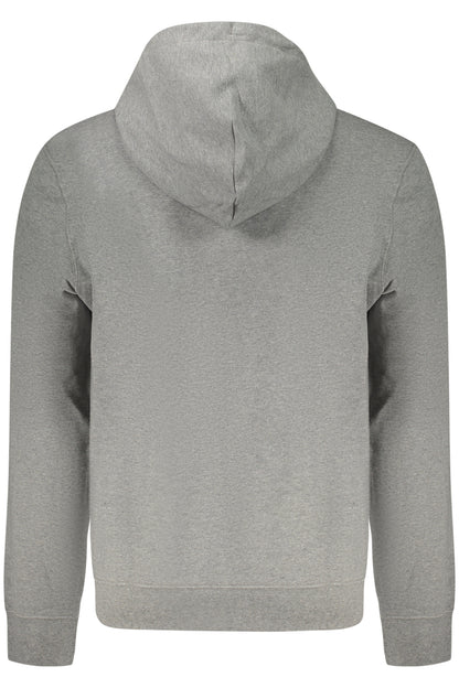 CALVIN KLEIN Herren-Sweatshirt mit Reißverschluss, grau