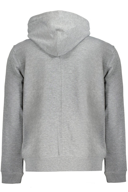 CALVIN KLEIN HERREN-SWEATSHIRT GRAU MIT REISSVERSCHLUSS