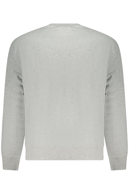 CALVIN KLEIN Herren-Sweatshirt mit Reißverschluss, grau