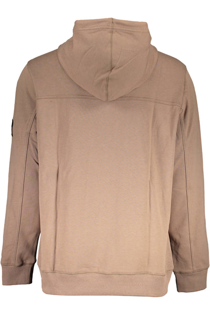 CALVIN KLEIN SWEATSHIRT OHNE REISSVERSCHLUSS HERREN BRAUN