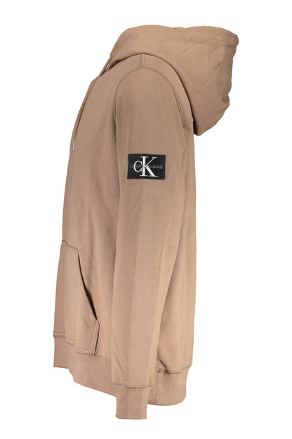 CALVIN KLEIN SWEATSHIRT OHNE REISSVERSCHLUSS HERREN BRAUN