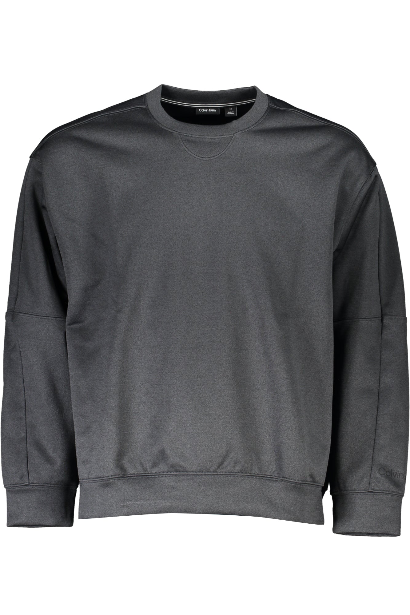CALVIN KLEIN SCHWARZES HERREN-SWEATSHIRT MIT REISSVERSCHLUSS