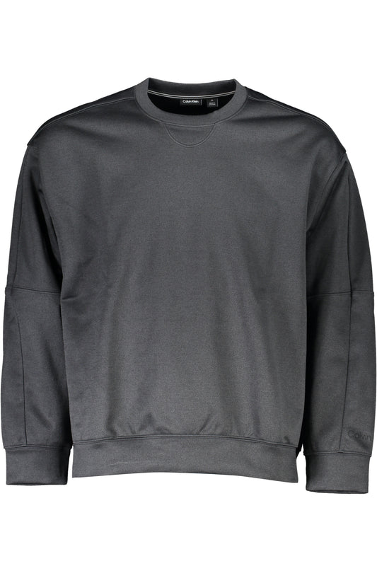 CALVIN KLEIN SCHWARZES HERREN-SWEATSHIRT MIT REISSVERSCHLUSS