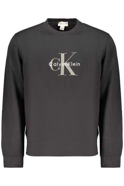 CALVIN KLEIN HERREN SCHWARZES SWEATSHIRT MIT REISSVERSCHLUSS