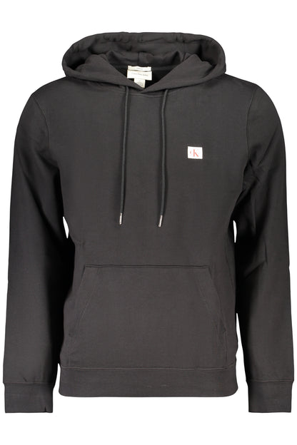 CALVIN KLEIN HERREN SCHWARZES SWEATSHIRT MIT REISSVERSCHLUSS