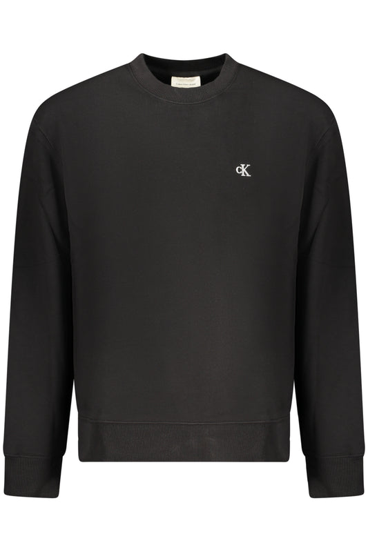 CALVIN KLEIN HERREN SCHWARZES SWEATSHIRT MIT REISSVERSCHLUSS