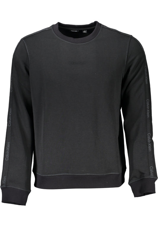 CALVIN KLEIN SCHWARZES HERREN-SWEATSHIRT MIT REISSVERSCHLUSS