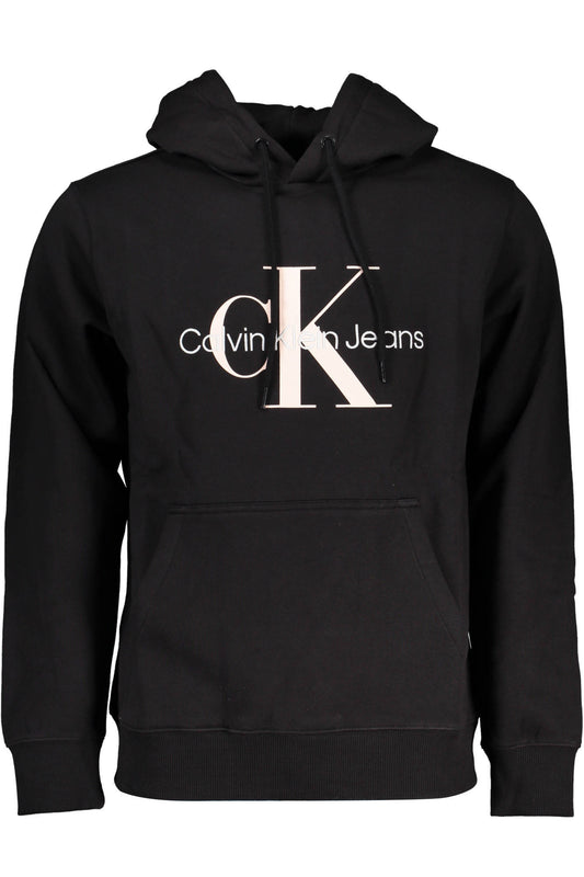 CALVIN KLEIN SCHWARZES HERREN-SWEATSHIRT MIT REISSVERSCHLUSS