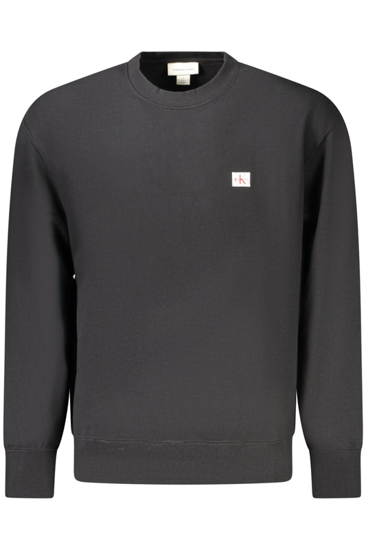 CALVIN KLEIN HERREN SCHWARZES SWEATSHIRT MIT REISSVERSCHLUSS