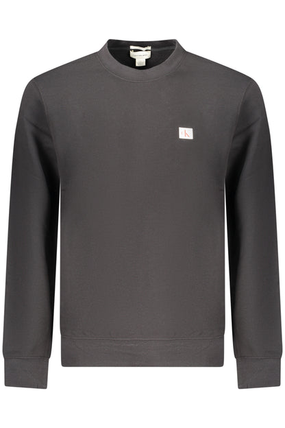 CALVIN KLEIN HERREN SCHWARZES SWEATSHIRT MIT REISSVERSCHLUSS