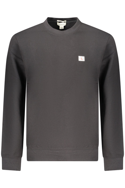 CALVIN KLEIN HERREN SCHWARZES SWEATSHIRT MIT REISSVERSCHLUSS