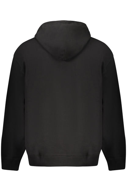 CALVIN KLEIN HERREN SCHWARZES SWEATSHIRT MIT REISSVERSCHLUSS