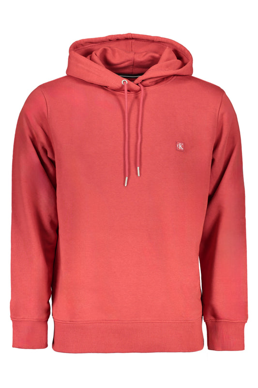 CALVIN KLEIN HERREN-SWEATSHIRT MIT ZIP-OUT IN ROT