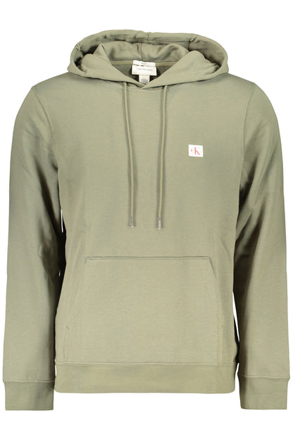 CALVIN KLEIN Herren-Sweatshirt mit Reißverschluss, Grün