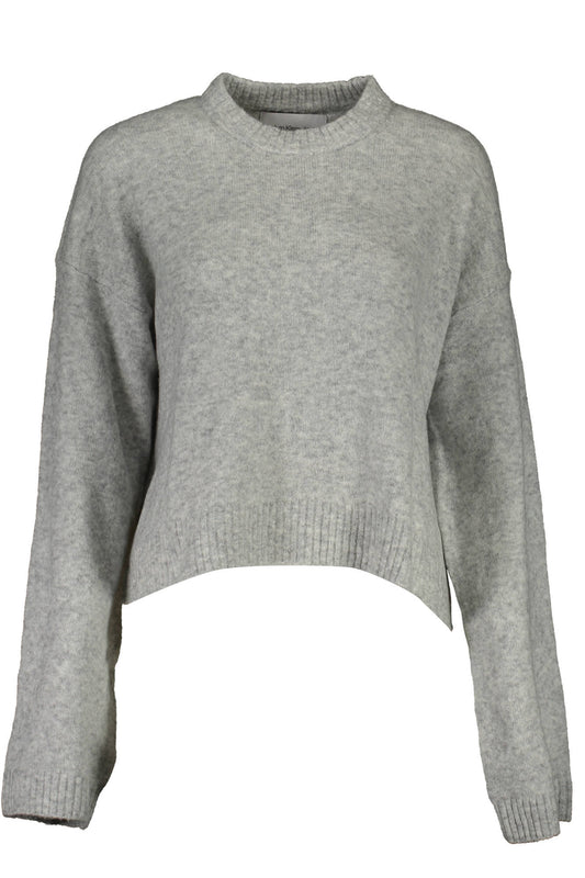 CALVIN KLEIN GRAUER PULLOVER FÜR DAMEN