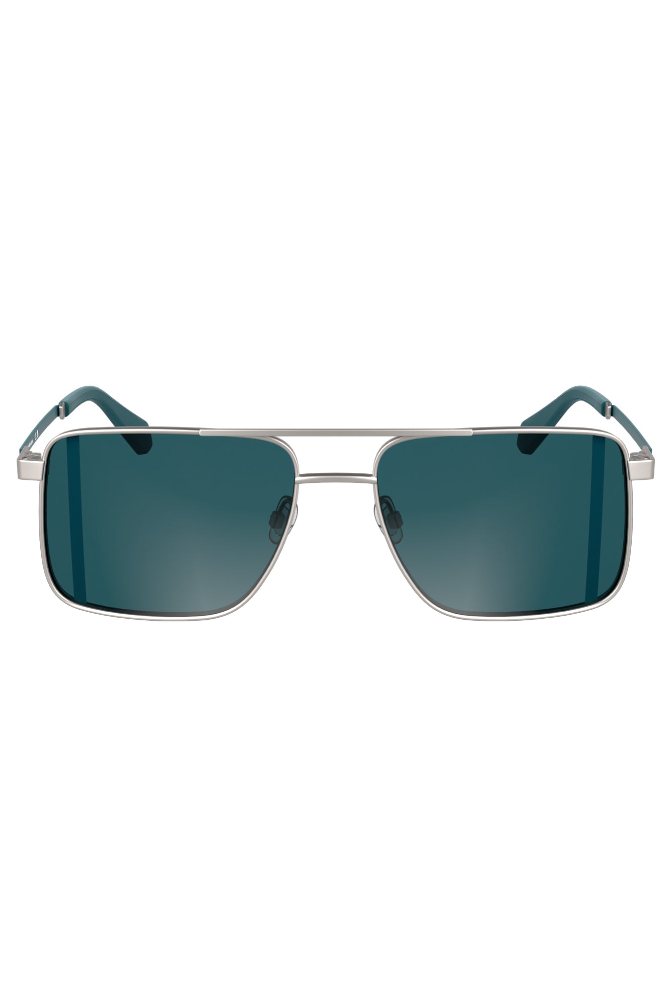 CALVIN KLEIN HERREN SONNENBRILLE SILBER