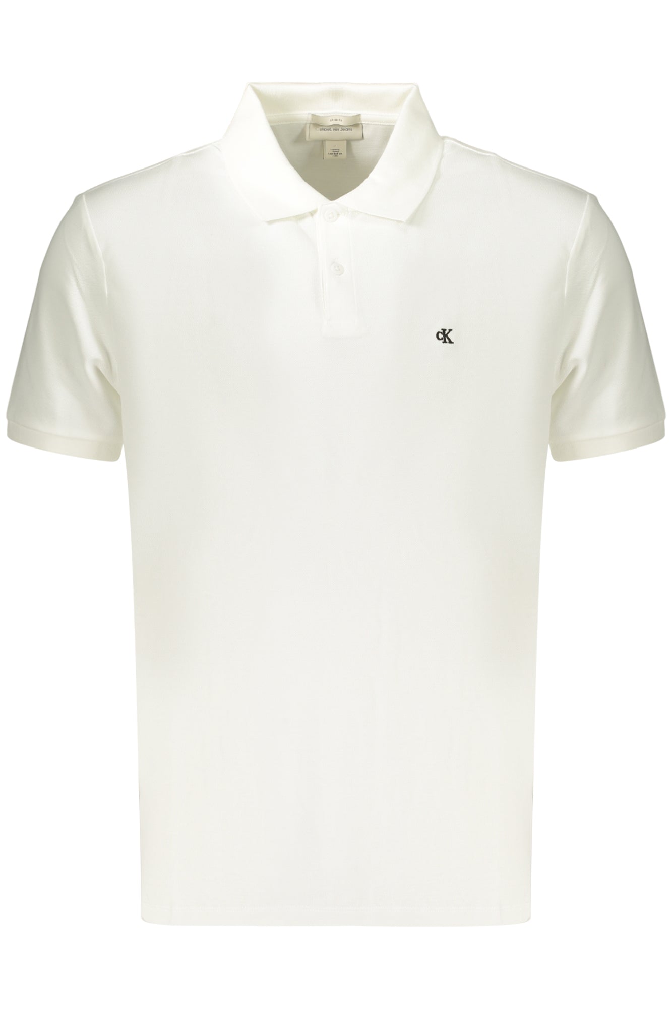 CALVIN KLEIN HERREN-POLOSHIRT MIT KURZEN ÄRMELN, WEISS