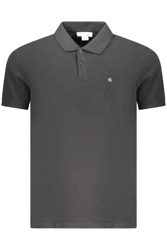 CALVIN KLEIN HERREN KURZARM POLO SCHWARZ