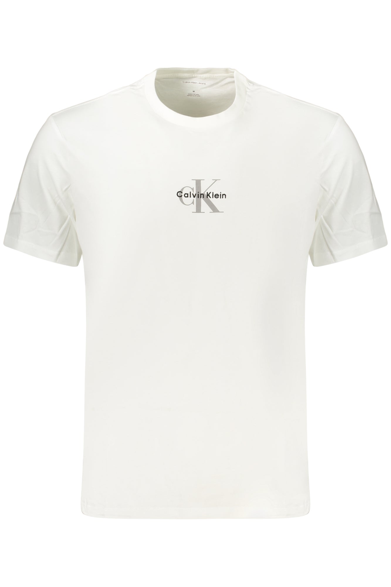 CALVIN KLEIN HERREN-T-SHIRT MIT KURZEN ÄRMELN, WEISS