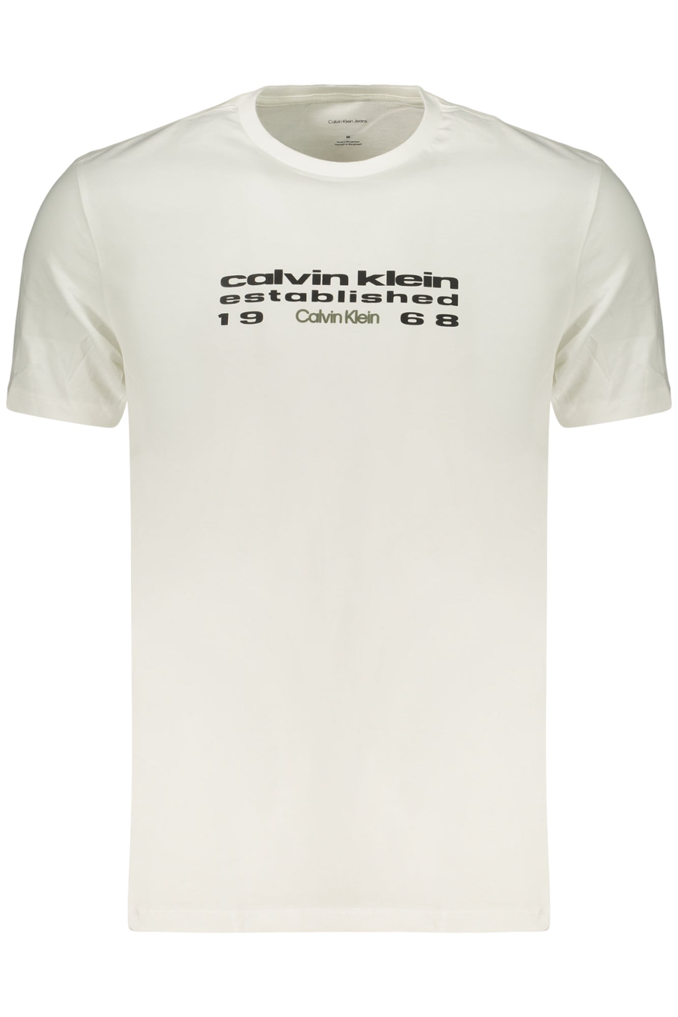 CALVIN KLEIN HERREN-T-SHIRT MIT KURZEN ÄRMELN, WEISS
