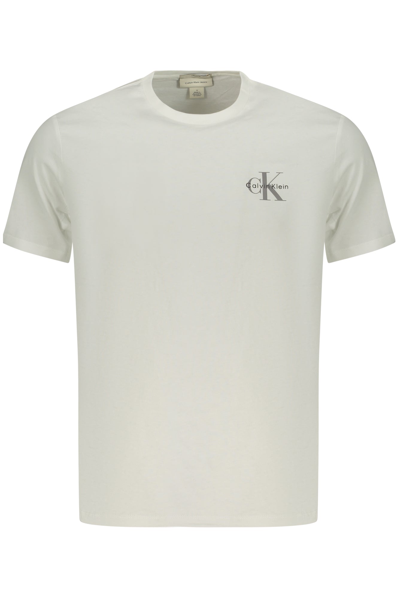 CALVIN KLEIN HERREN-T-SHIRT MIT KURZEN ÄRMELN, WEISS