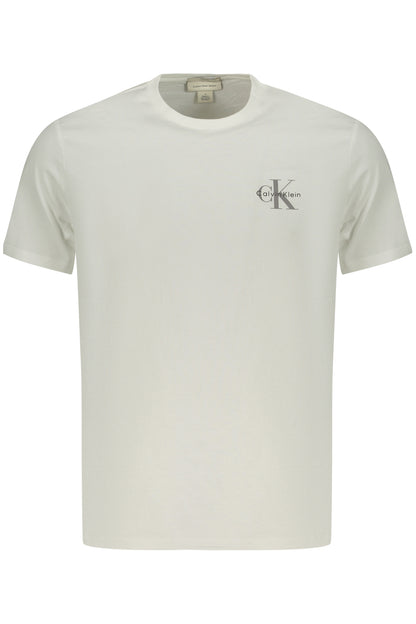 CALVIN KLEIN HERREN-T-SHIRT MIT KURZEN ÄRMELN, WEISS