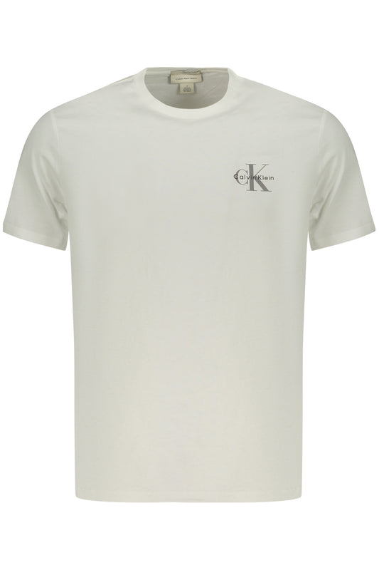 CALVIN KLEIN HERREN-T-SHIRT MIT KURZEN ÄRMELN, WEISS