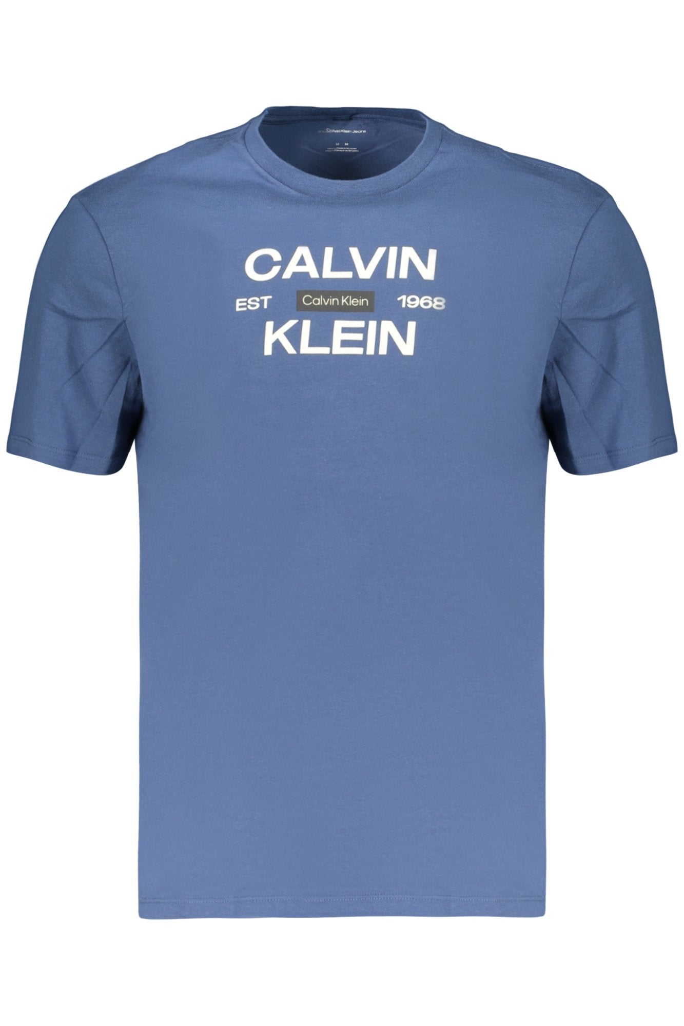 CALVIN KLEIN HERREN-T-SHIRT MIT KURZEN ÄRMELN, BLAU