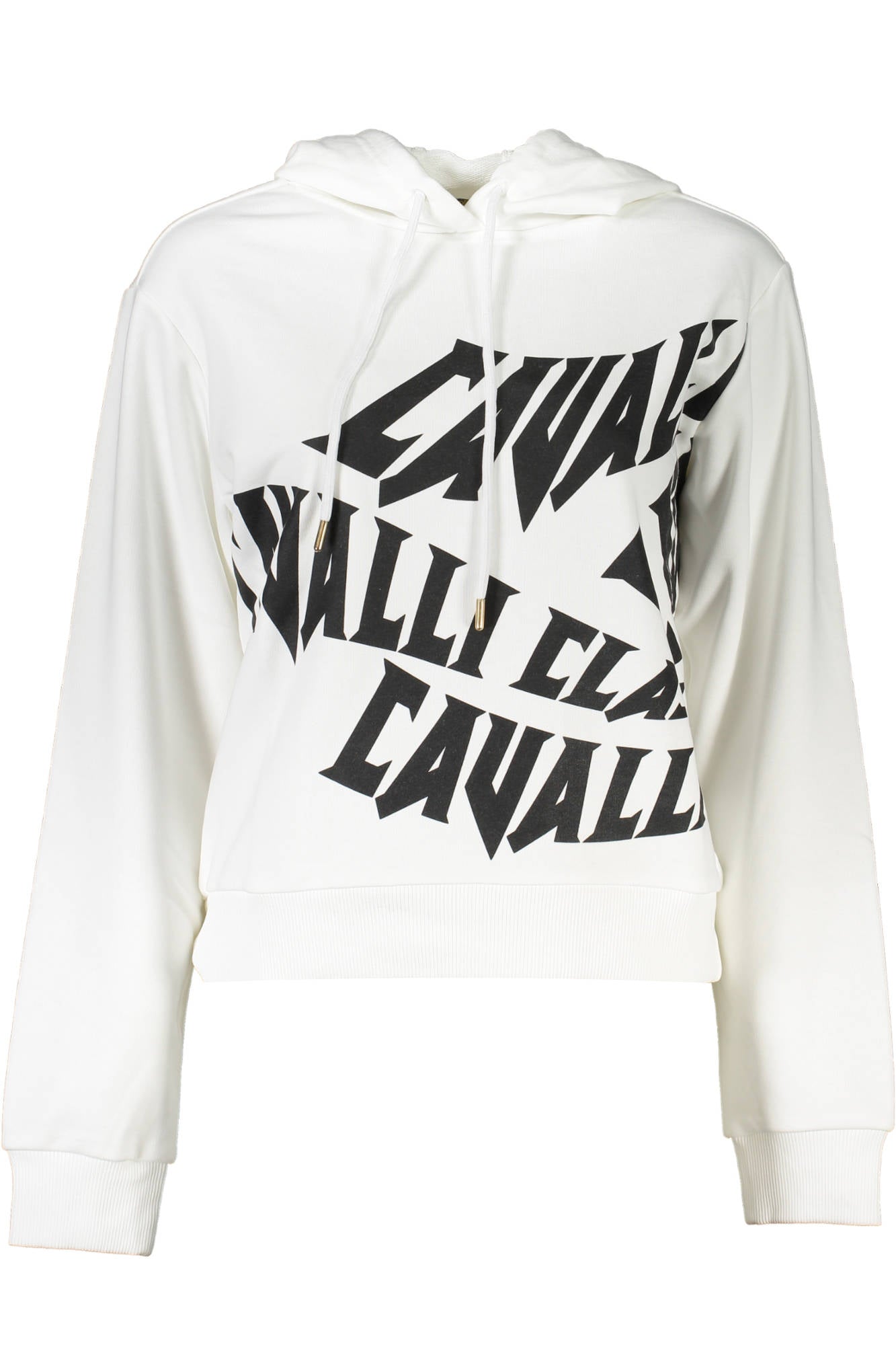 CAVALLI CLASS SWEATSHIRT OHNE REISSVERSCHLUSS DAMEN WEISS