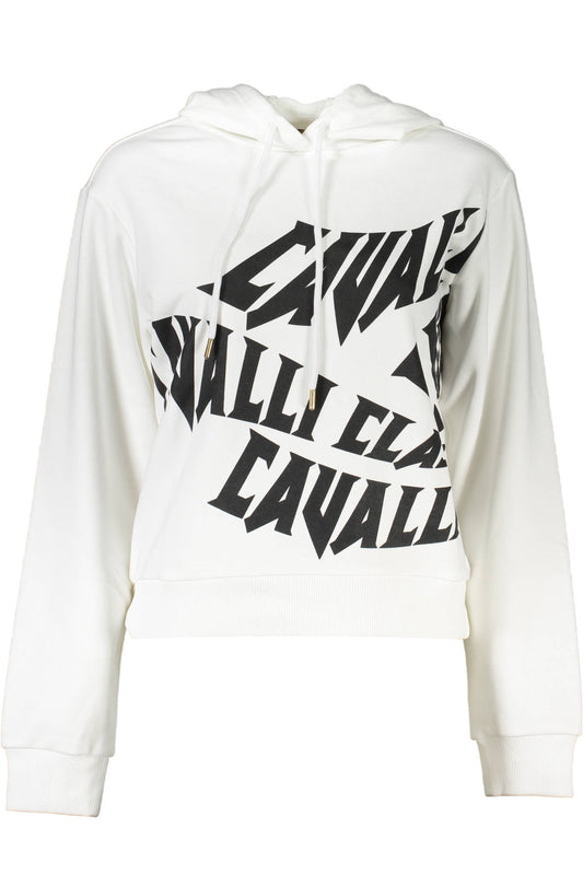 CAVALLI CLASS SWEATSHIRT OHNE REISSVERSCHLUSS DAMEN WEISS