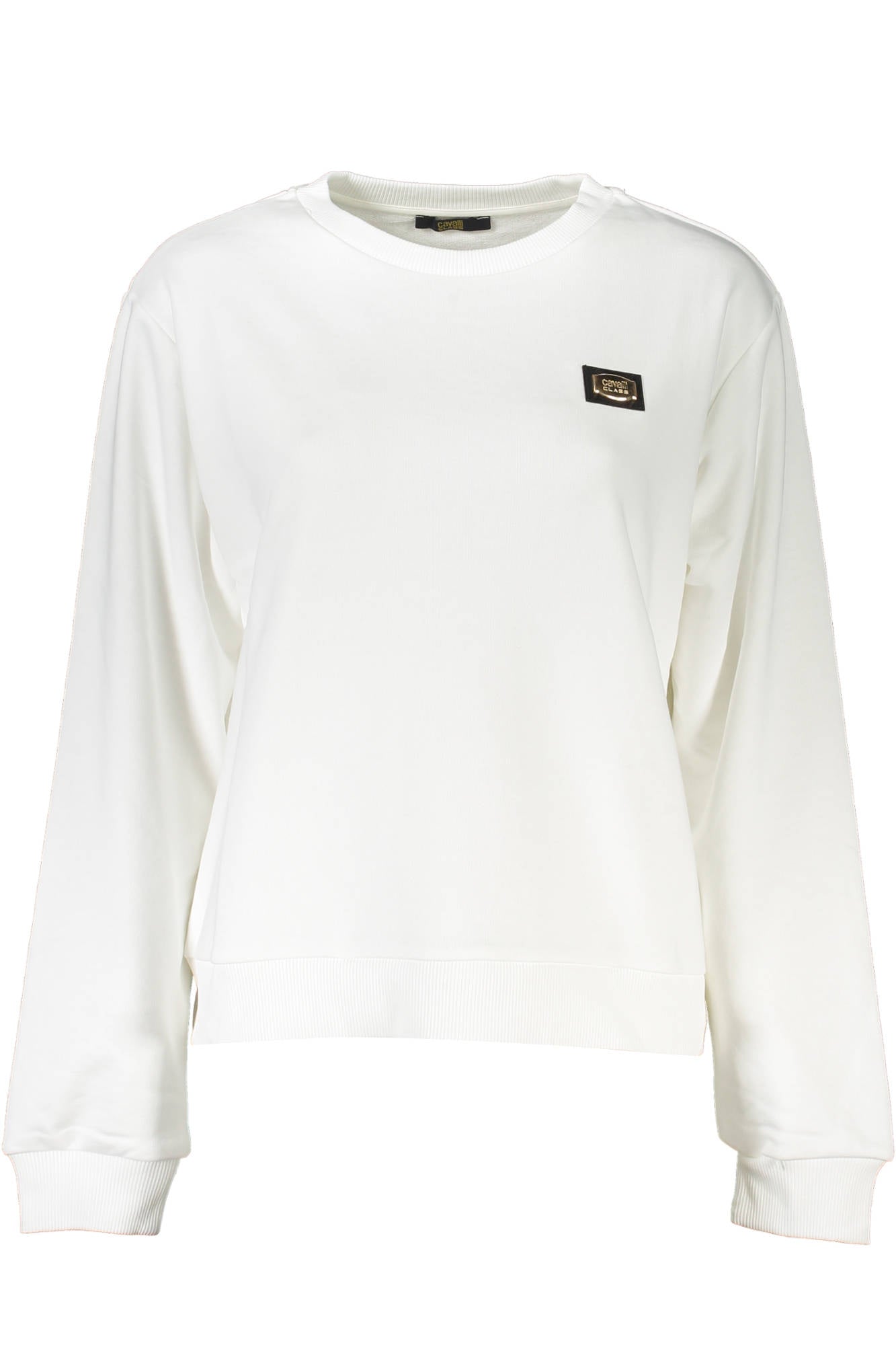 CAVALLI CLASS SWEATSHIRT OHNE REISSVERSCHLUSS DAMEN WEISS