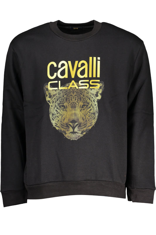 CAVALLI CLASS DAMEN-SWEATSHIRT MIT REISSVERSCHLUSS SCHWARZ