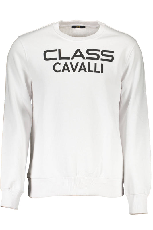 CAVALLI CLASS SWEATSHIRT OHNE REISSVERSCHLUSS HERREN WEISS