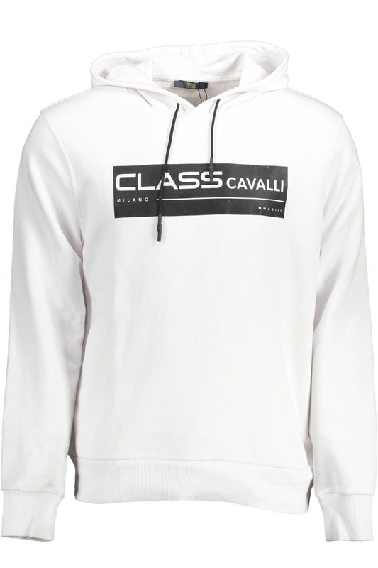 CAVALLI CLASS SWEATSHIRT OHNE REISSVERSCHLUSS HERREN WEISS