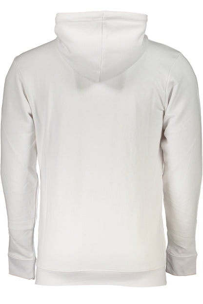 CAVALLI CLASS WEISSES SWEATSHIRT FÜR HERREN MIT REISSVERSCHLUSS