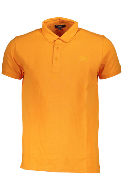 CAVALLI CLASS POLO KURZARM HERREN ORANGE