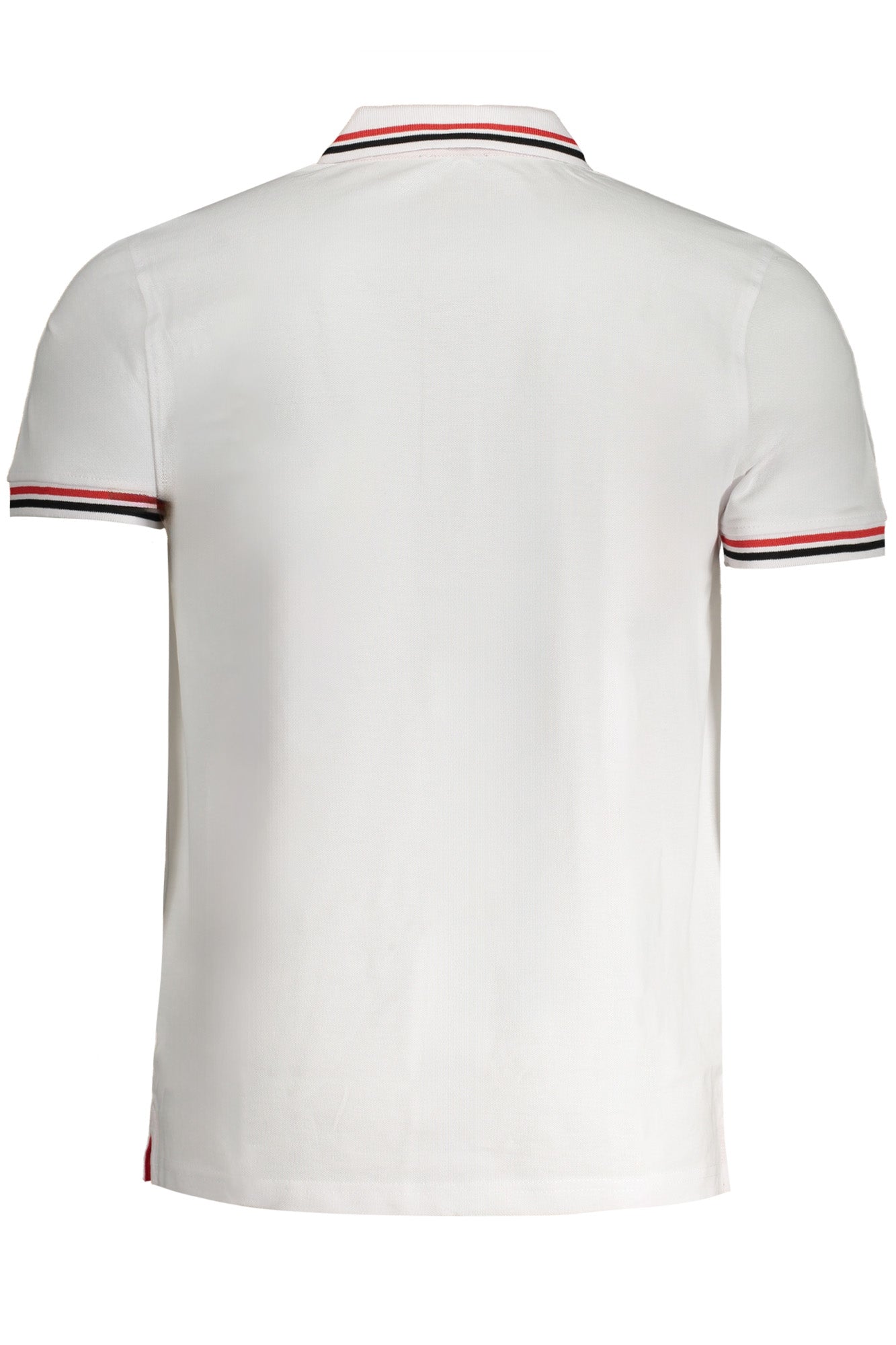 Weißes, kurzärmliges Herren-Poloshirt der Cavalli-Klasse