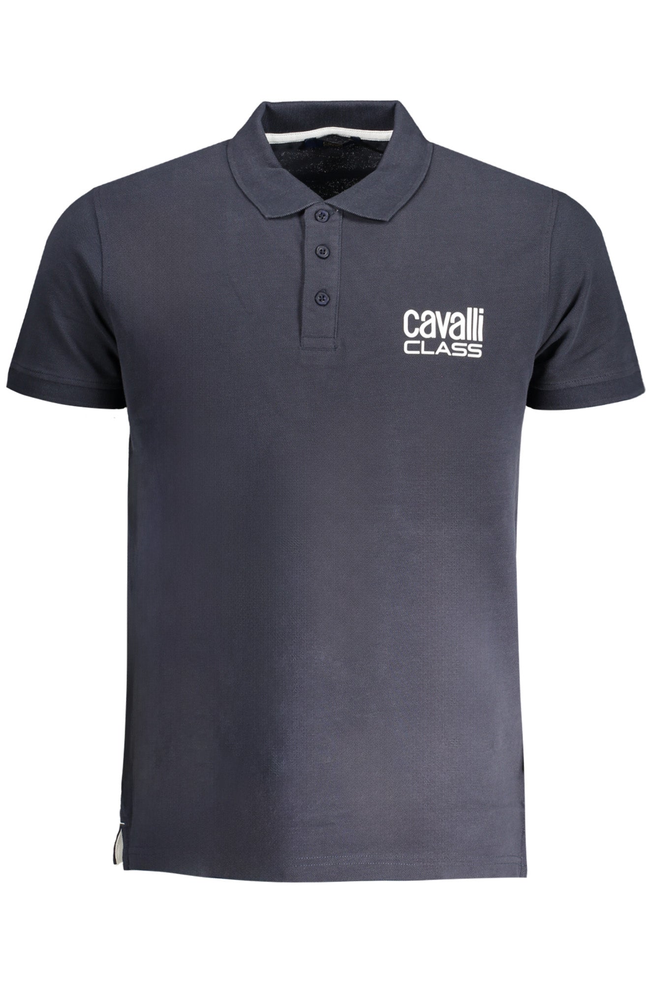CAVALLI CLASS HERREN-KURZÄRMELIGES POLOSHIRT BLAU
