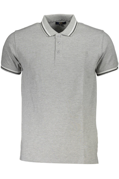 CAVALLI CLASS POLO KURZARM HERREN GRAU