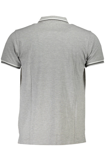CAVALLI CLASS POLO KURZARM HERREN GRAU