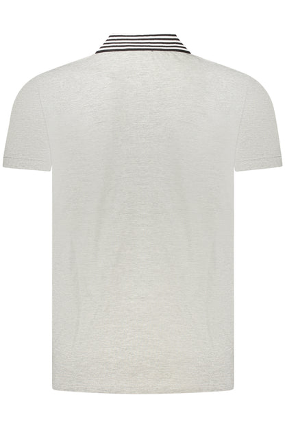 CAVALLI CLASS POLO KURZARM HERREN GRAU