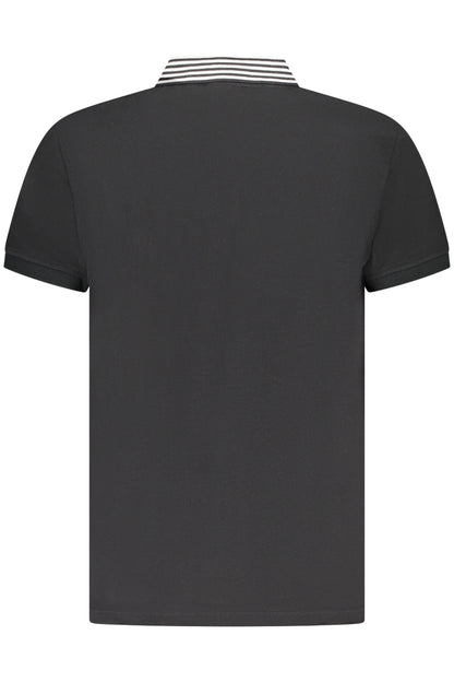 CAVALLI CLASS POLO KURZARM HERREN SCHWARZ