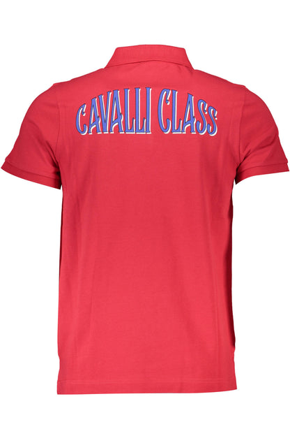 CAVALLI CLASS POLO KURZARM HERREN ROT
