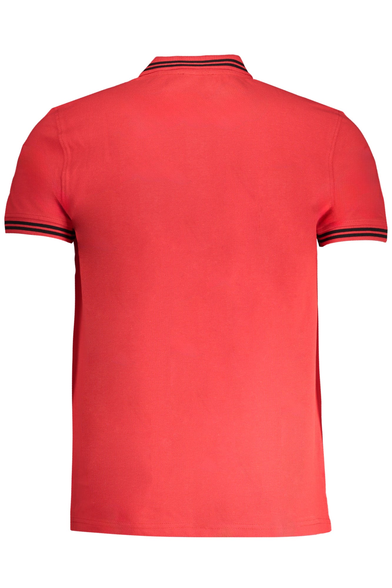 CAVALLI CLASS HERREN-KURZÄRMELIGES POLOSHIRT ROT
