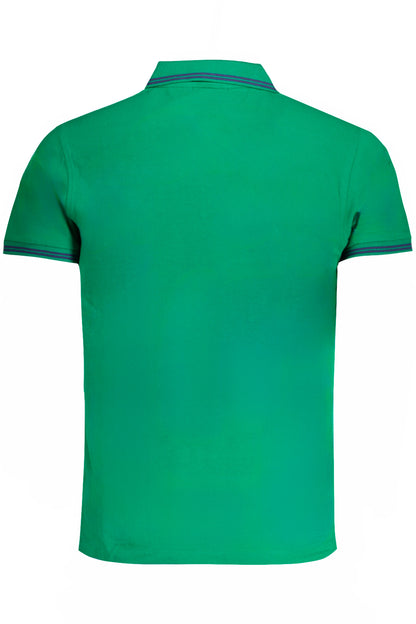 GRÜNES KURZÄRMELIGES POLOSHIRT FÜR HERREN DER CAVALLI-KLASSE
